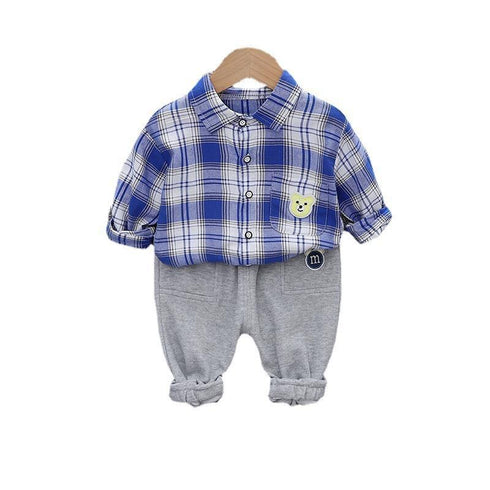 Children's Spring and Autumn Long Sleeve Two-Piece Set